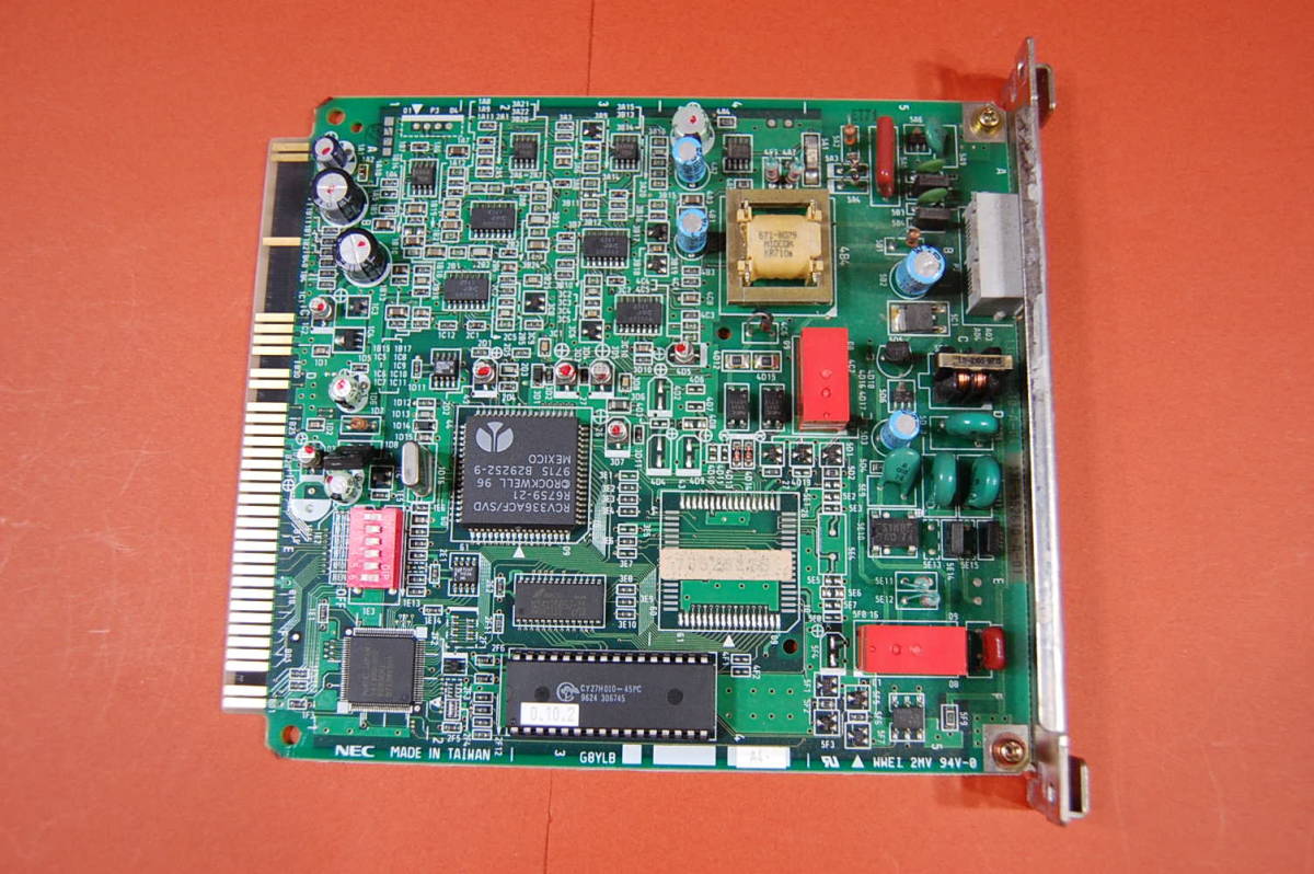 PC98 Cバス用 インターフェースボード NEC純正 FAXモデム G8YLB A4. 動作未確認 ジャンク扱いにて 2327S _画像1