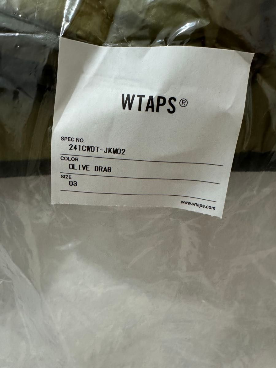 WLJ / JACKET / NYLON RIPSTOP VV / WTAPS / 241CWDT-JKM02 / L WLJ / JACKET / NYLON RIPSTOP VV / WTAPS / 241CWDT-JKM02 / L