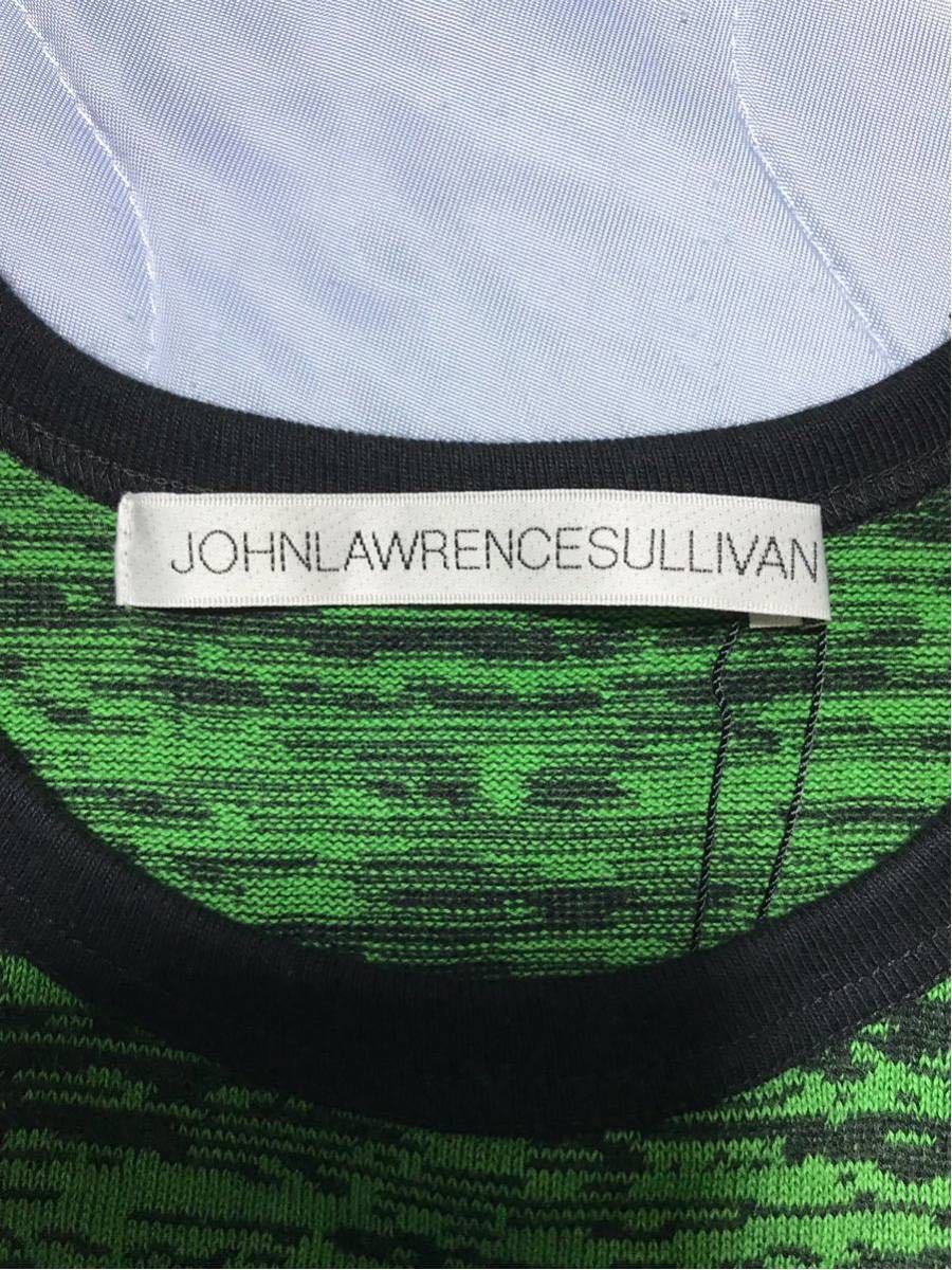 【新品タグ付き】 JOHN LAWRENCE SULLIVAN ジョンローレンスサリバン 総柄カットソー Tシャツ 新品未使用 即決早い者勝ち