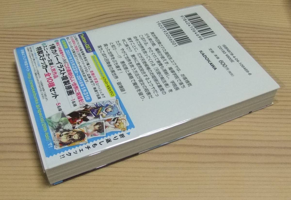 【未読美品】もう異世界に懲りたので破壊して少女だけ救いたい ゲーマーズ特典 SSリーフレット付き 初版 帯付き 永菜葉一 るろお_画像2