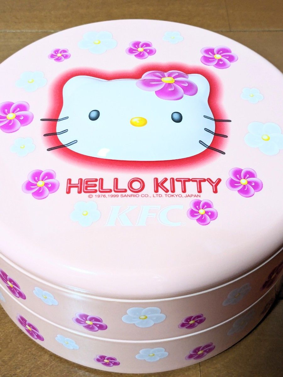 サンリオ ハローキティ ケンタッキー 1999年 重箱 弁当箱 二段 サンリオ ハローキティ ケンタッキー 1999年 重箱 弁当箱 二段