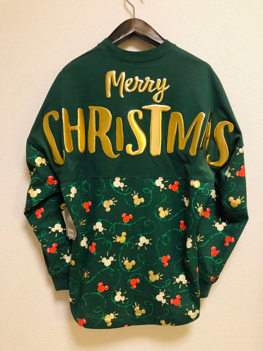 新品タグ付】米国ディズニー クリスマス限定 スピリットジャージ 新品タグ付】米国ディズニー クリスマス限定 スピリットジャージ