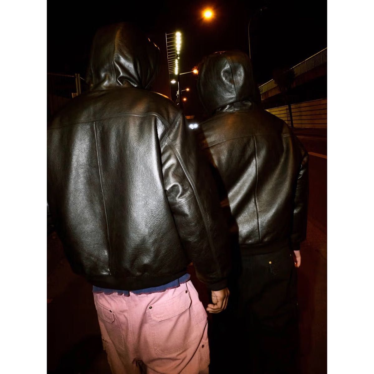 Supreme Dickies Hooded Leather Work Jacket Large L|Yahoo Supreme Dickies Hooded Leather Work Jacket Large L|Yahoo