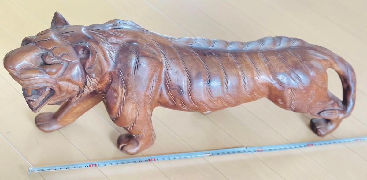 美品大型 虎 木彫り 長さ約60 Cm高さ約28 Cm置き物 彫刻|Yahoo 美品大型 虎 木彫り 長さ約60 Cm高さ約28 Cm置き物 彫刻|Yahoo