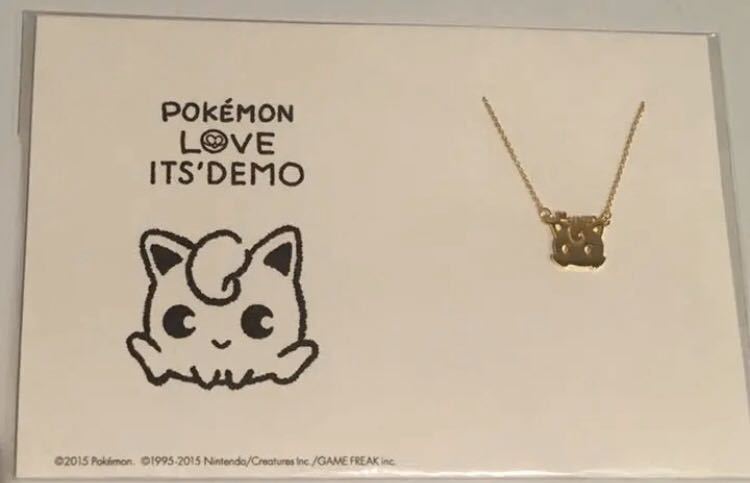 返品交換不可】 ITS'DEMO 検:ポケモンセンター プリン 5108ネックレス