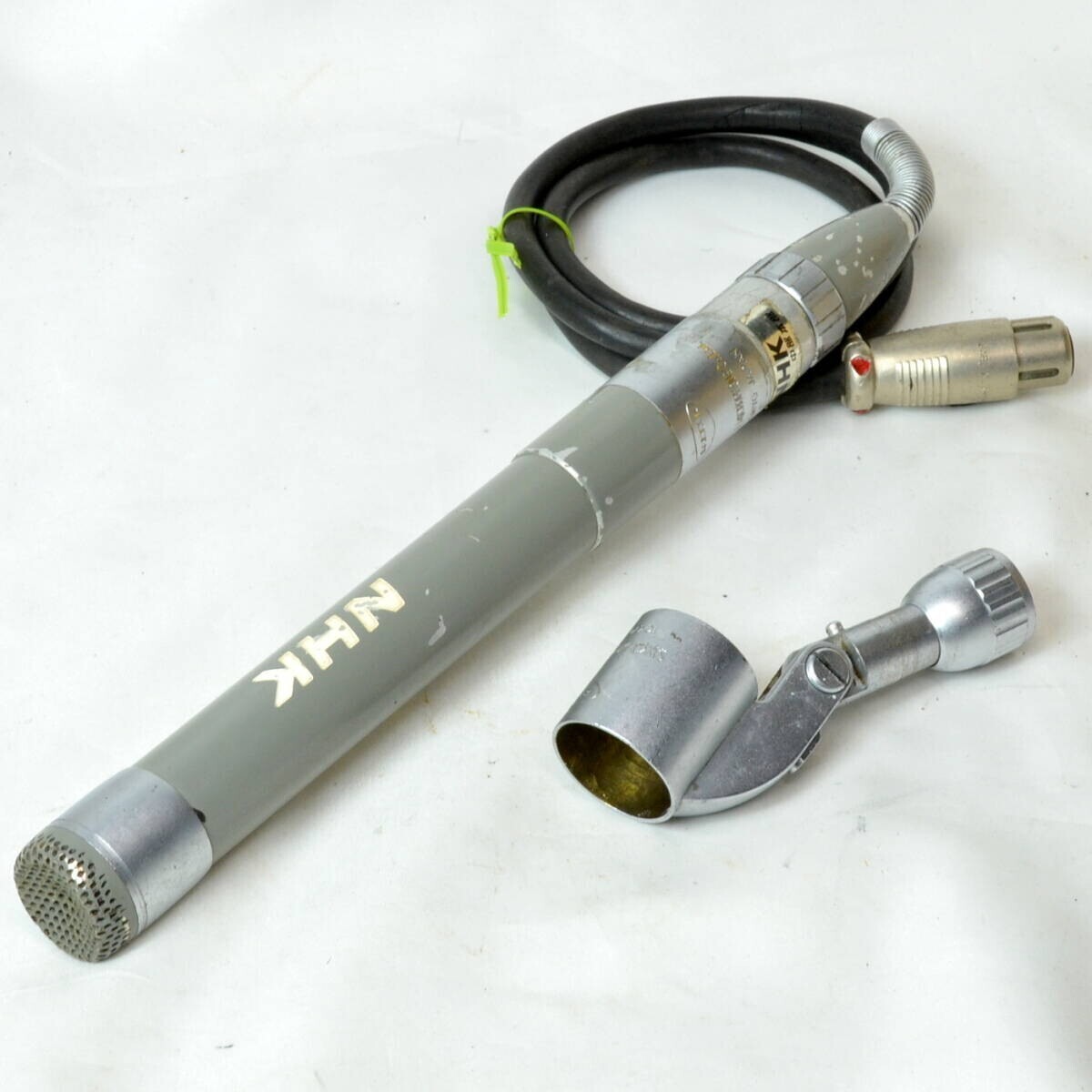 SANKEN 三研 サンケン MO-2 NHK刻印あり その１ 1963年製 無指向性 ホルダー、コネクタ付属 +3千円でケーブル交換可 MS-5の先祖