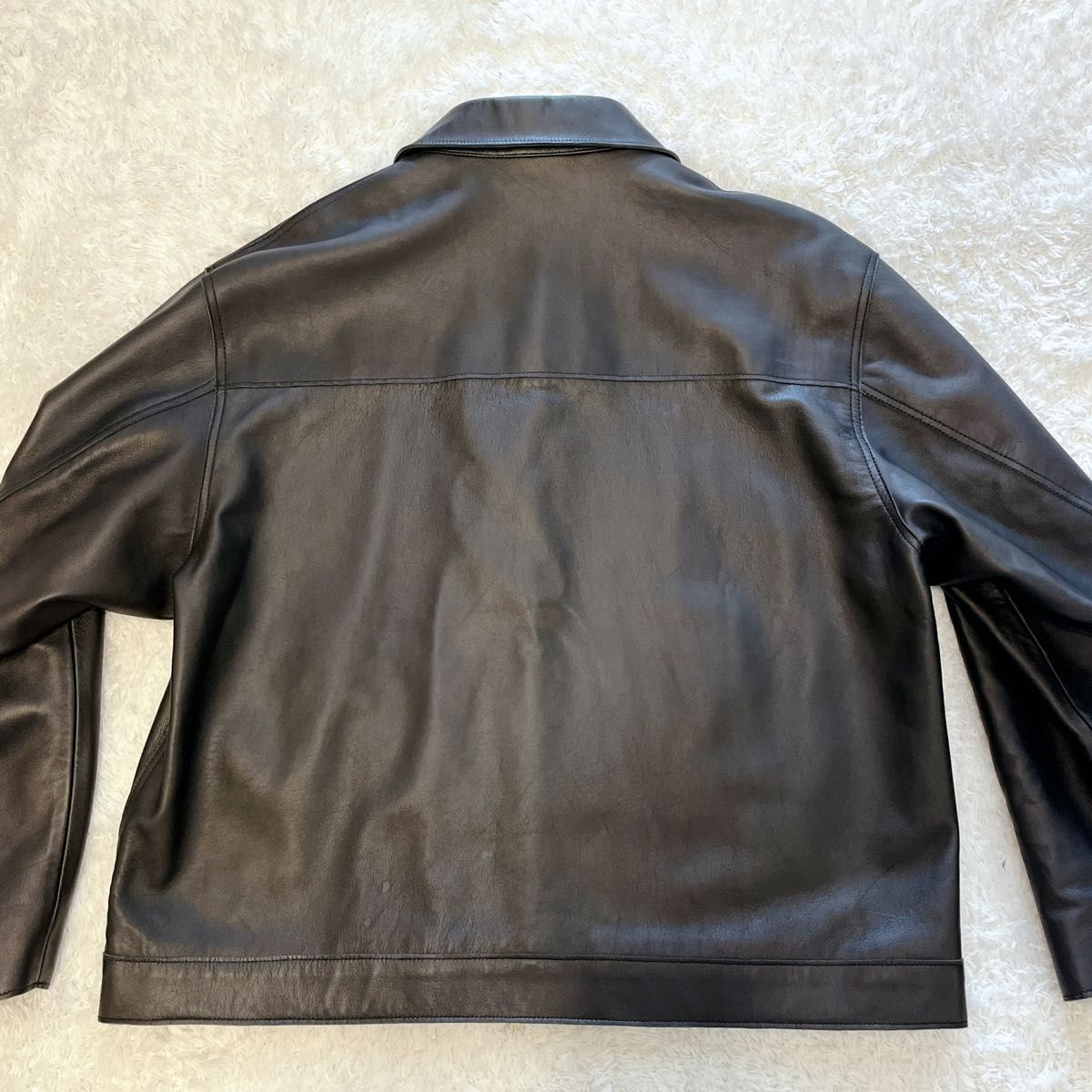 未使用級 メゾンスペシャル レザージャケット シングル 未使用級 メゾンスペシャル レザージャケット シングル