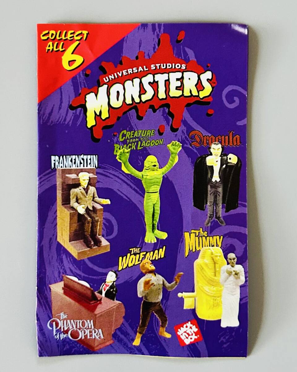 6800円 JACK IN THE BOX「UNIVERSAL STUDIOS MONSTERS」全6種 6800円 JACK IN THE BOX「UNIVERSAL STUDIOS MONSTERS」全6種