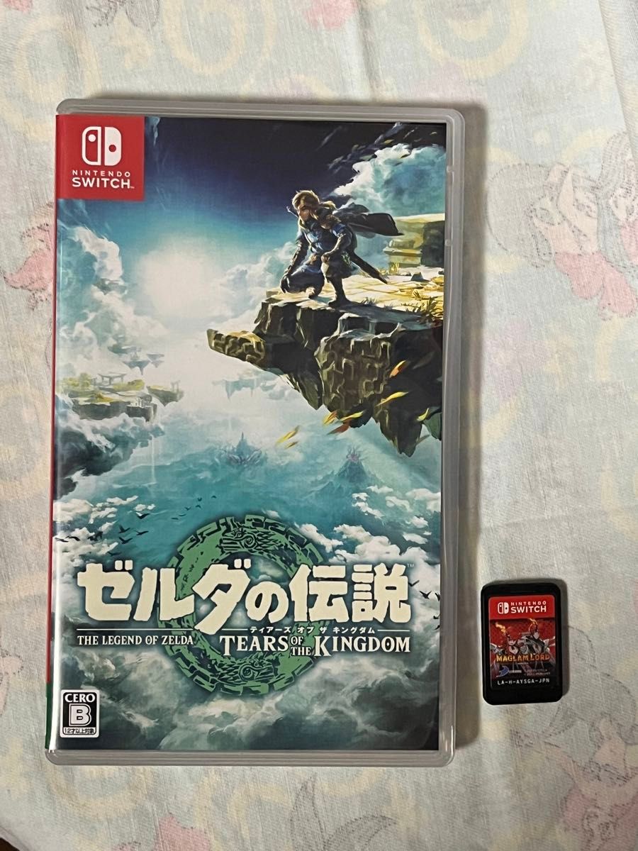 ゼルダの伝説 ティアーズオブザキングダム Switchカセット2点 ゼルダの伝説 ティアーズオブザキングダム Switchカセット2点