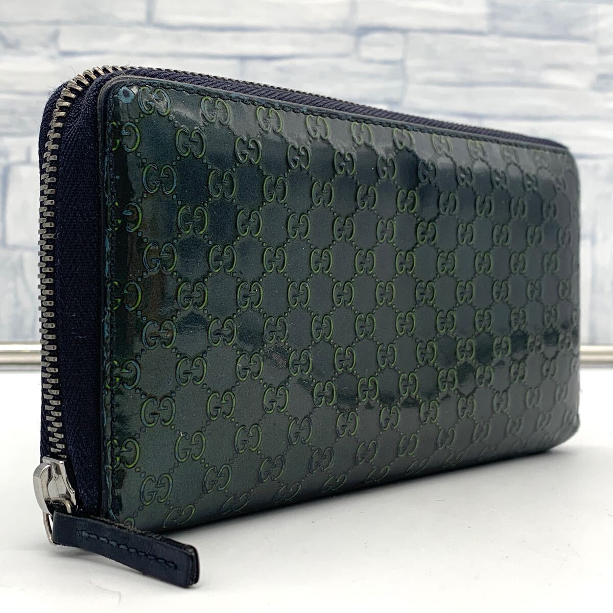 1円~ 極美品 グッチ GUCCI 長財布 ラウンドファスナー インター 1円~ 極美品 グッチ GUCCI 長財布 ラウンドファスナー インター