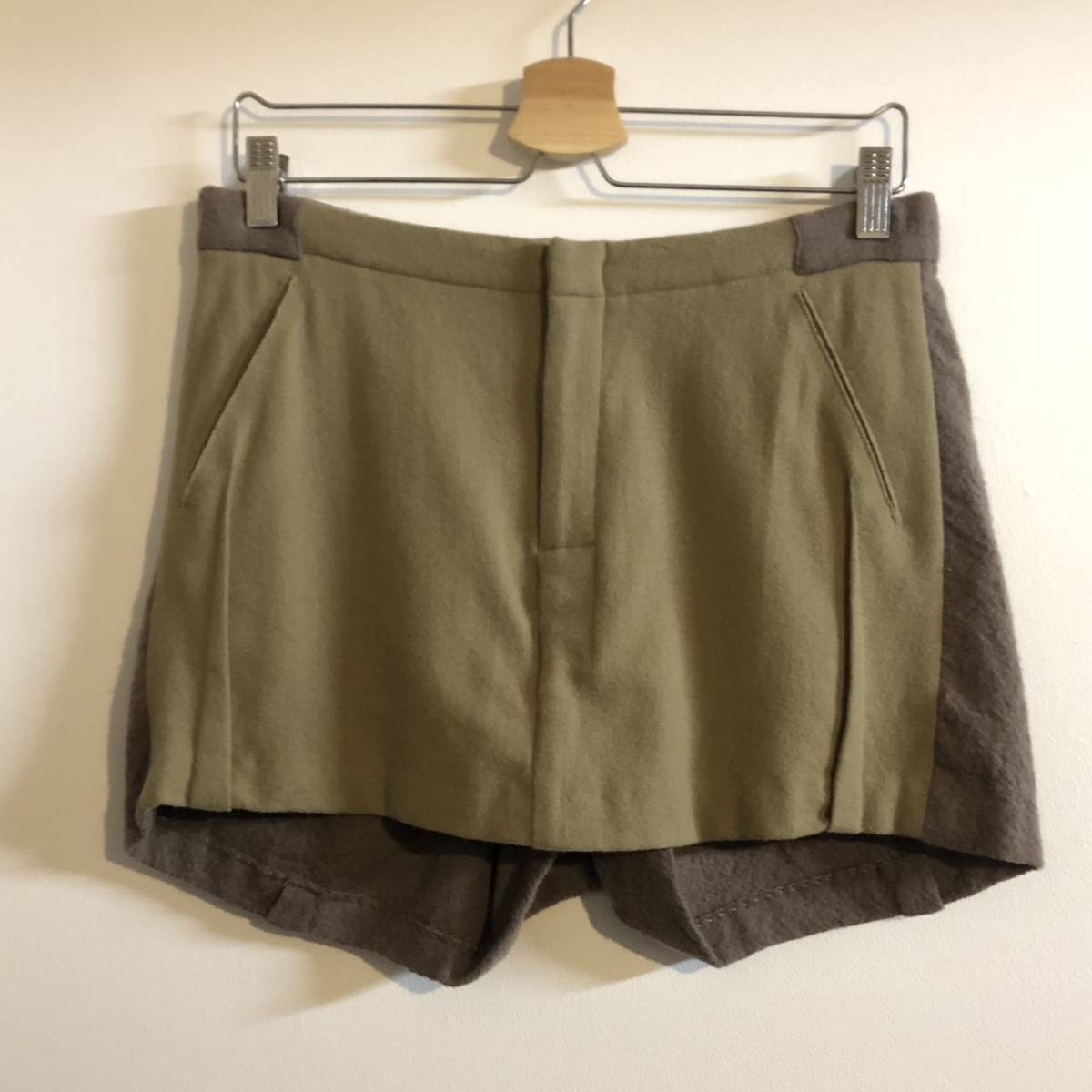 半額】 アンダーカバー/UNDERCOVER 切替ウールショートパンツ3 その他