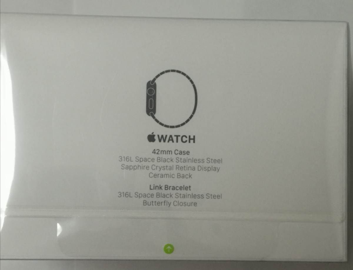 Apple Watch 42mm MJ482J/A [スペースブラック ステンレススチール