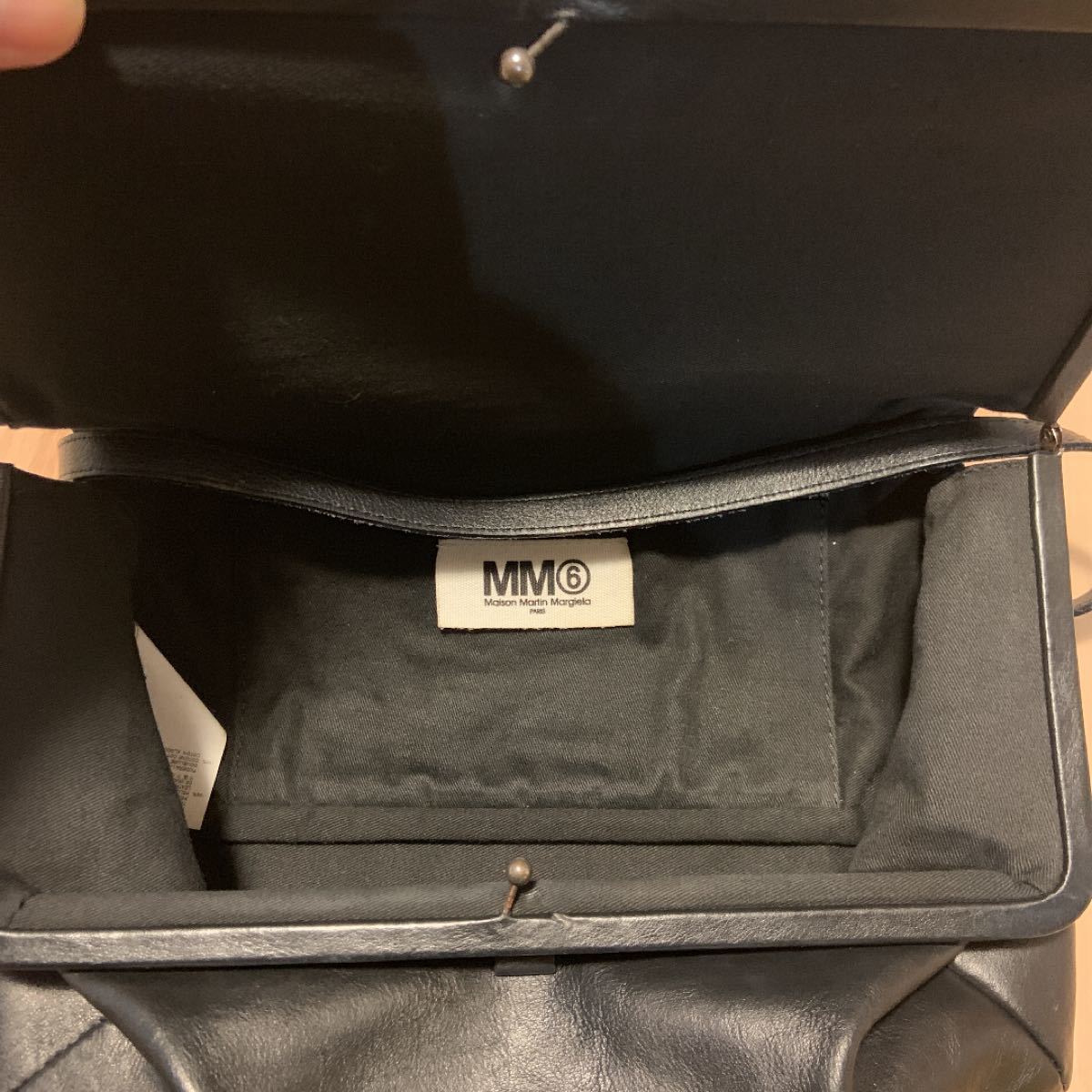 Martin Margiela MM6 マルジェラ がま口ショルダーバッグ|Yahoo Martin Margiela MM6 マルジェラ がま口ショルダーバッグ|Yahoo