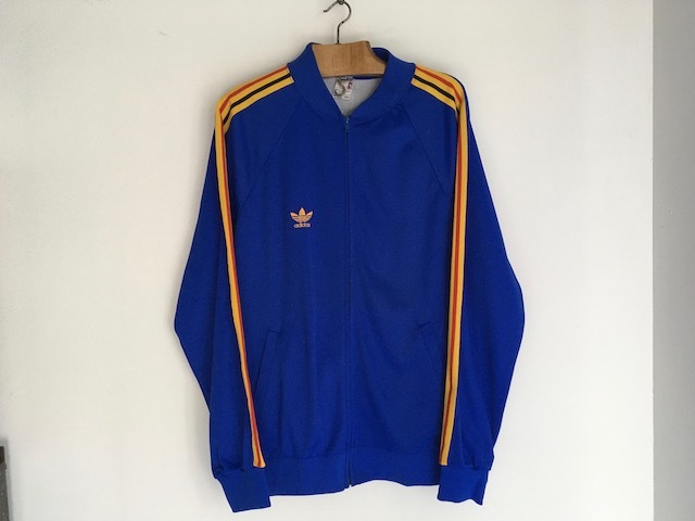 ベルギー代表 アディダス ATPモデル ジャージ フランス製 ヴィンテージ VENTEX made in FRANCE adidas 70s アザール ルカク W杯 WTA テニス_画像1