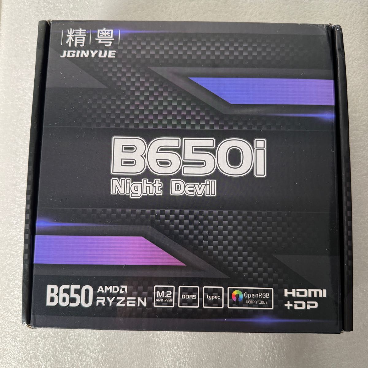 JGINYUE B650i Night Devil AM5ソケット B650 mini itx JGINYUE B650i Night Devil AM5ソケット B650 mini itx