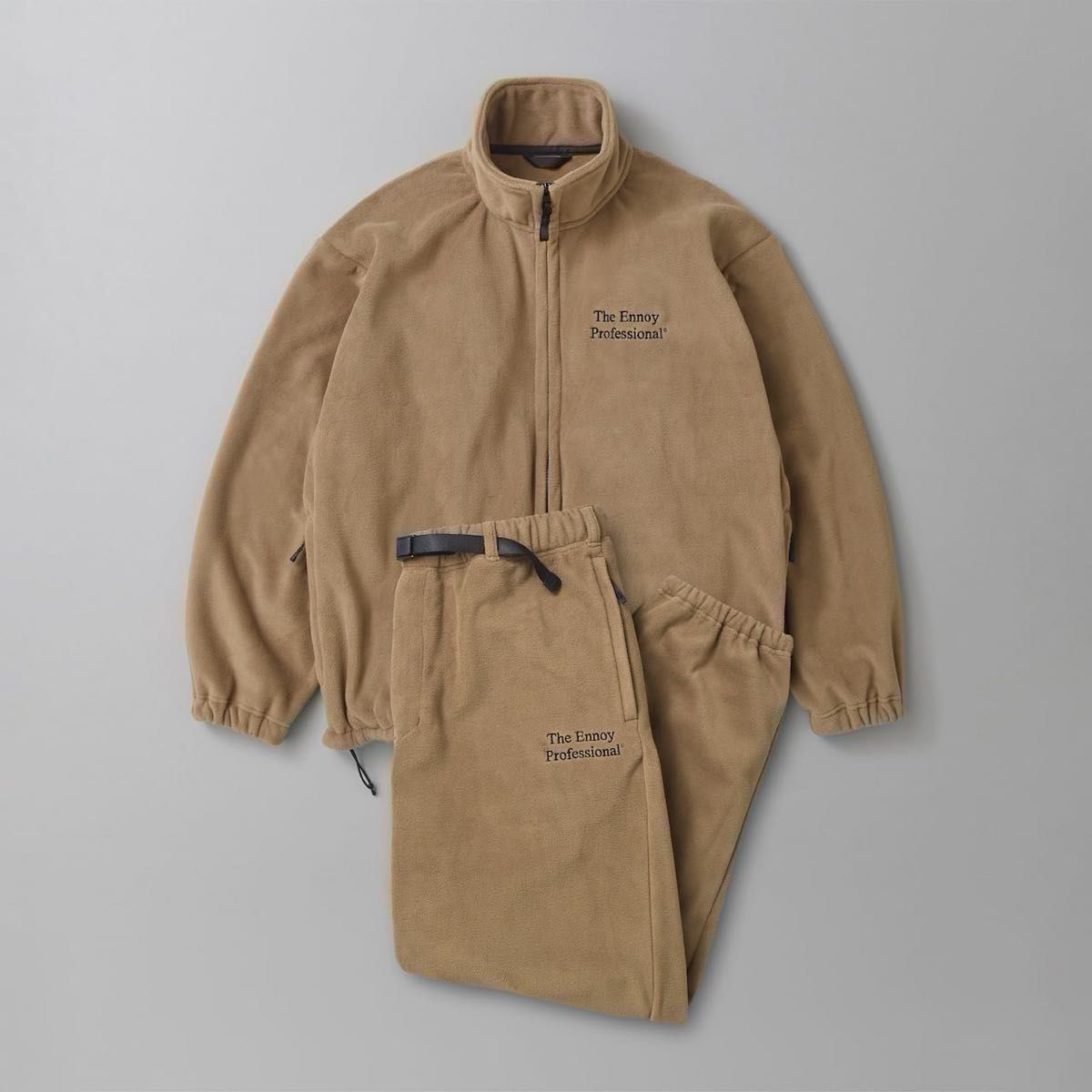 ennoy POLARTEC FLEECE SET UP エンノイ フリース CAMEL ennoy POLARTEC FLEECE SET UP エンノイ フリース CAMEL