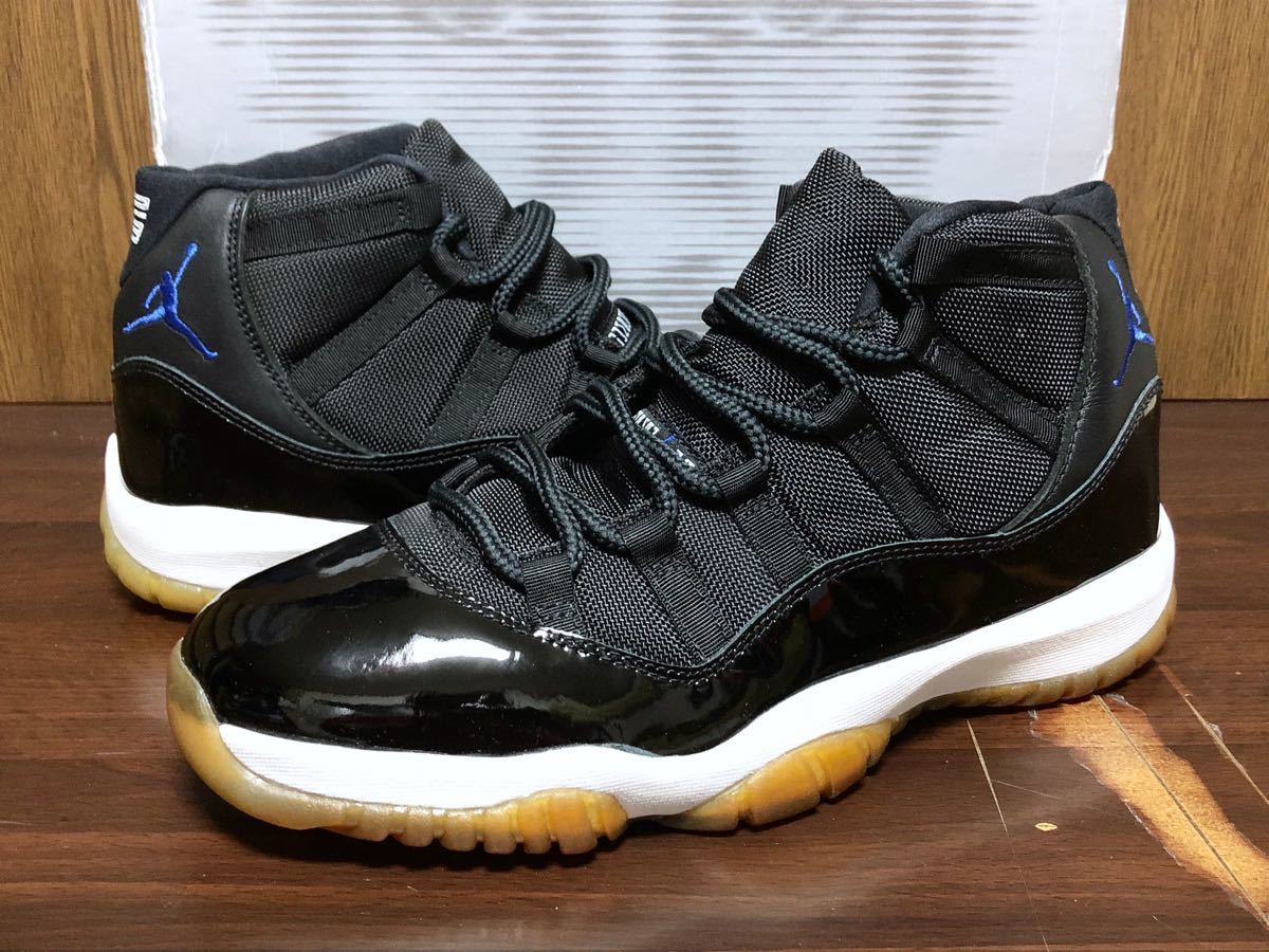 00年製 NIKE AIR JORDAN 11 RETRO SPACE JAM ナイキ エアジョーダン スペースジャム #23 AJ11【136046-041】 ブラック エナメル 黒 US11