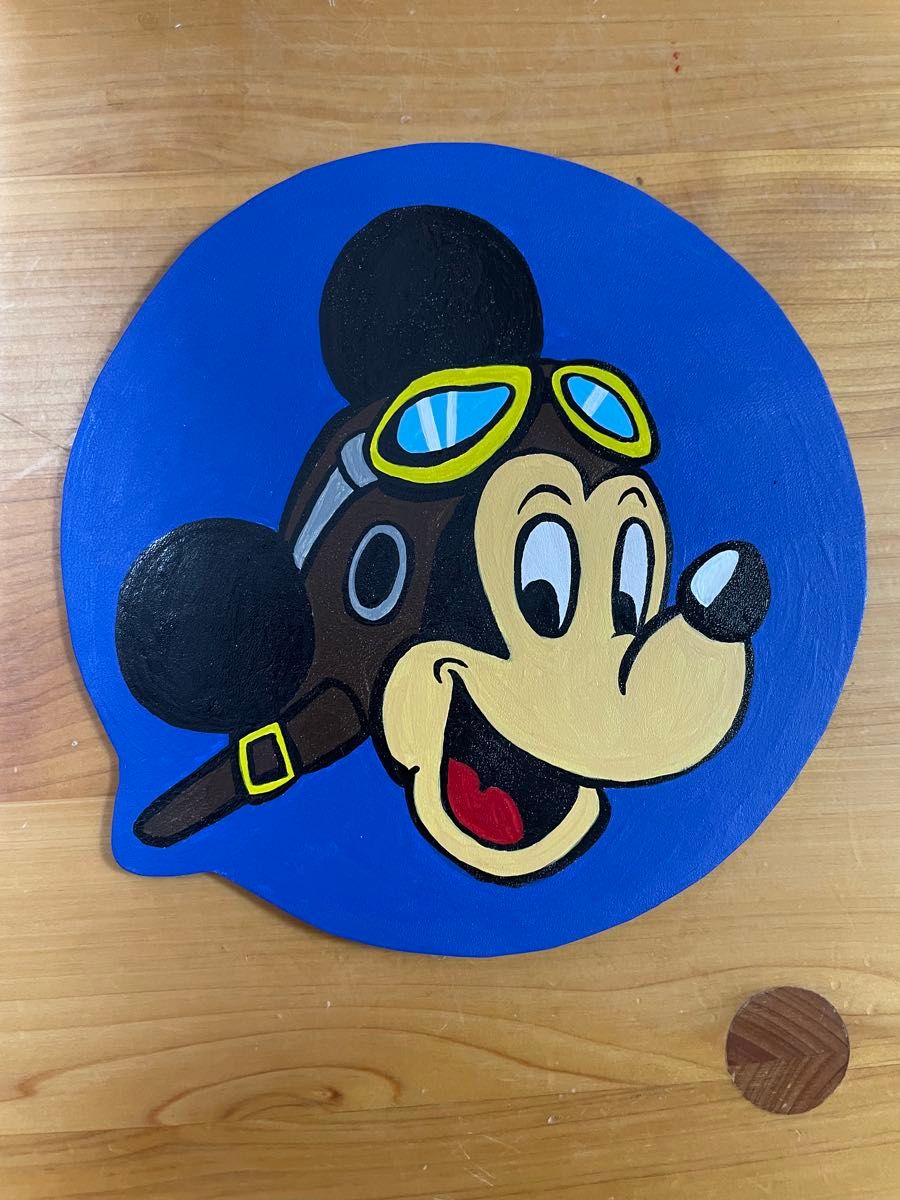 スコードロンパッチ レザー Mickey Mouse バズ マッコイ a2 b15 スコードロンパッチ レザー Mickey Mouse バズ マッコイ a2 b15