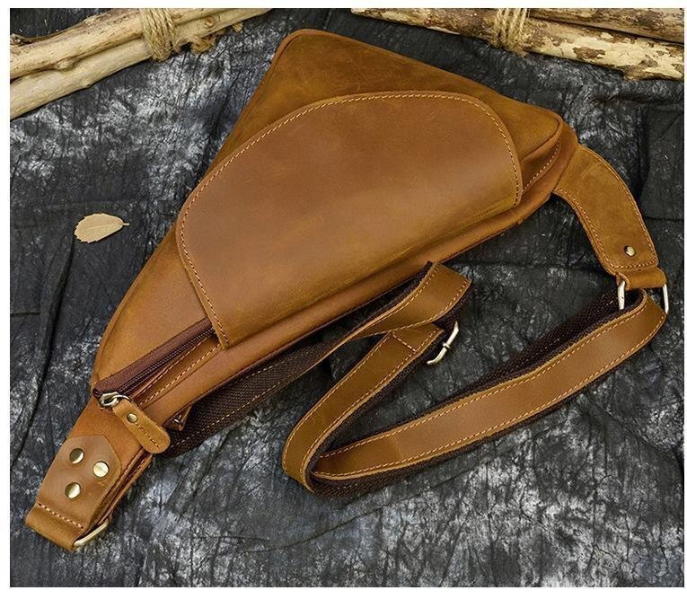  new goods left right shoulder .. possibility body bag men's bag cow leather original leather cow leather diagonal .. one shoulder bag leather bag 