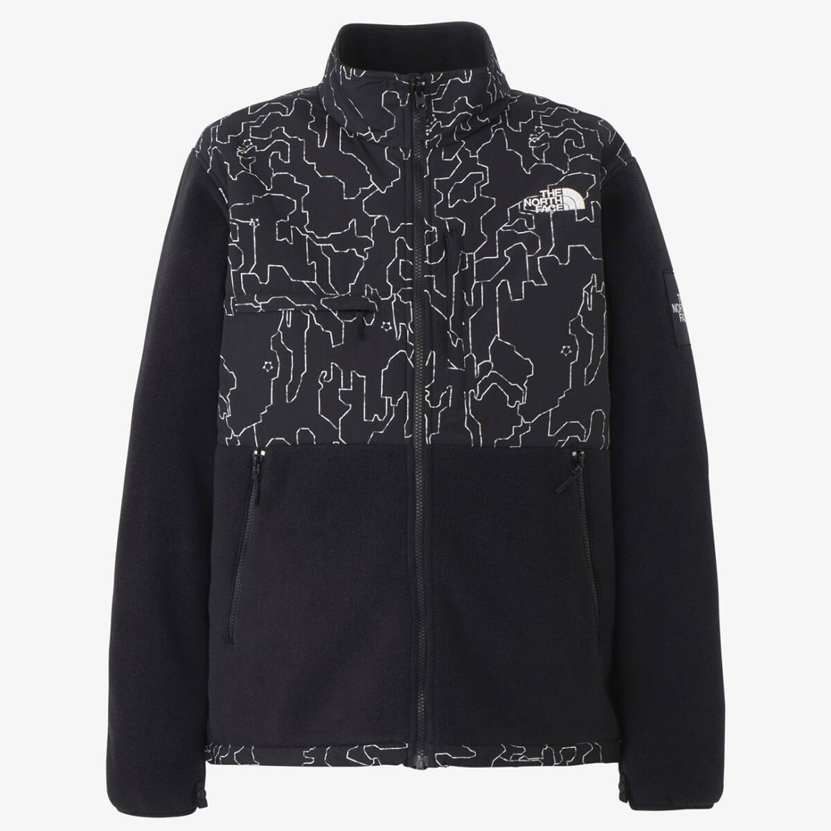 L 新品 ノースフェイス デナリ ジャケット ブラック ツリー カモ L 新品 ノースフェイス デナリ ジャケット ブラック ツリー カモ