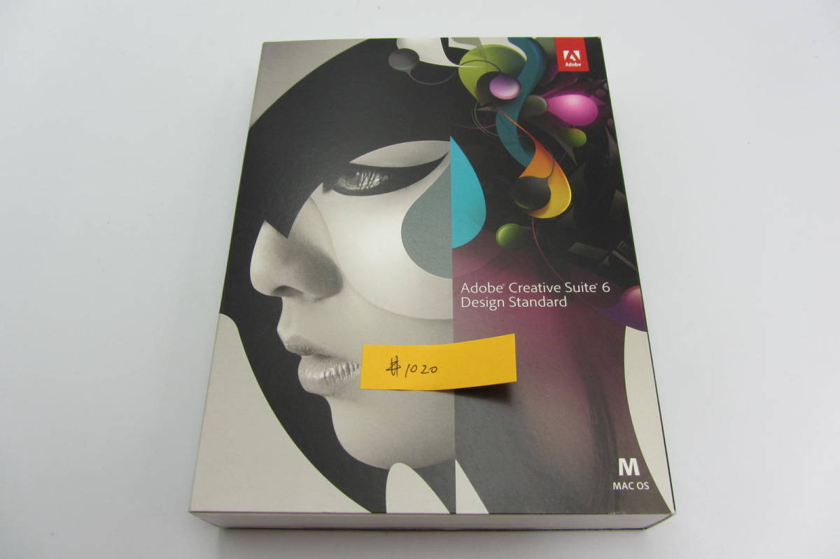 送料無料/#1020 Adobe Creative suite 6 Design Standard CS6 cs 6 for mac macintosh Photoshop Illustrator Acrobat X Pro InDesign 含め_画像1