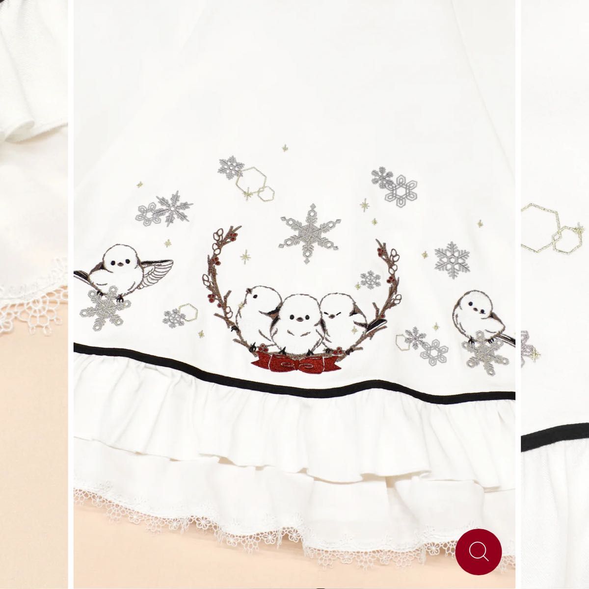 Amavel Snow Fairy Crystal バッスルスカート シマエナガ Amavel Snow Fairy Crystal バッスルスカート シマエナガ
