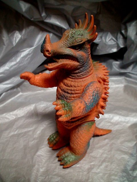 ゴジラ ⑧ 当時物 ブルマァク 怪獣 アンギラス ソフビ人形 1971 ゴジラ ⑧ 当時物 ブルマァク 怪獣 アンギラス ソフビ人形 1971