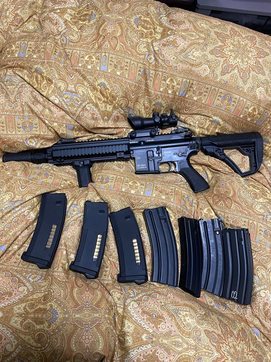 東京マルイ H&K次世代HK416 デブグル 外装カスタム マガジン×7 東京マルイ H&K次世代HK416 デブグル 外装カスタム マガジン×7