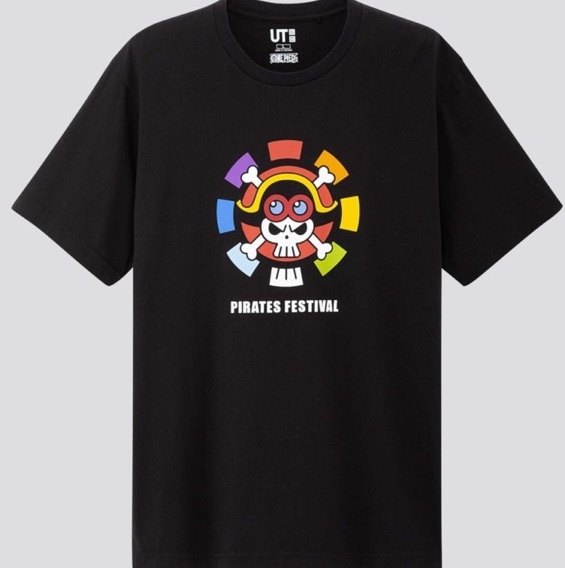 新品 Lサイズ ONEPIECE ワンピース ユニクロ UNIQLO UT コラボ Tシャツ バギー 半袖 タグ付き パイレーツフェスティバル