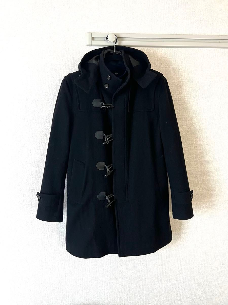 【即日】ダッフルコート Parsons パーソンズ フード着脱 黒 冬服 アウター