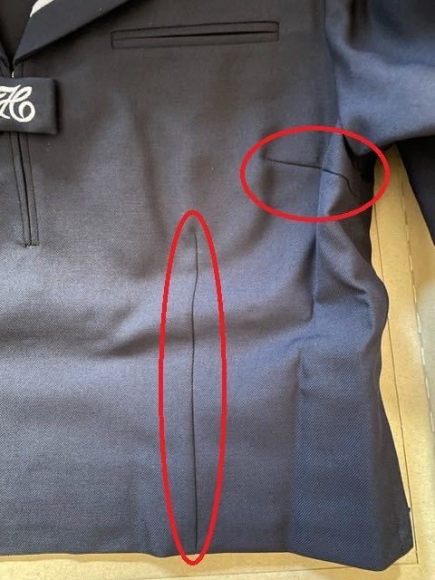 スクールパール カブリセーラー服 白3本線 冬服 185B 新品 スクールパール カブリセーラー服 白3本線 冬服 185B 新品