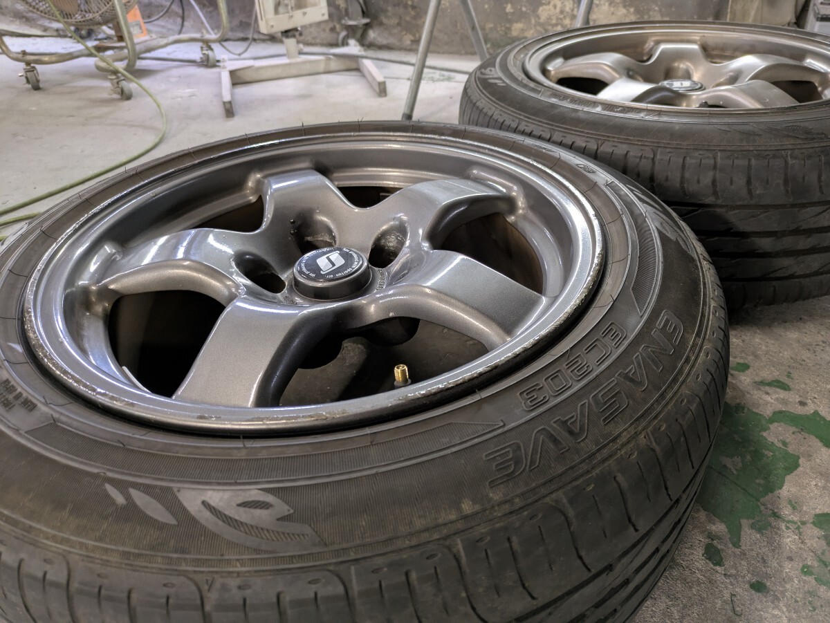 鍛造 BNR32 スカイライン GT-R GTR 純正 16インチホイール 8J + 鍛造 BNR32 スカイライン GT-R GTR 純正 16インチホイール 8J +