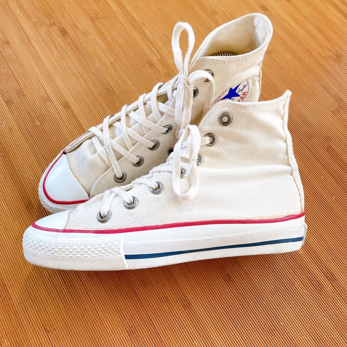 80s usa製 ビンテージ コンバース オールスター ボックスロゴ CONVERSE スニーカー ホワイト 白 80s usa製 ビンテージ コンバース オールスター ボックスロゴ CONVERSE スニーカー ホワイト 白