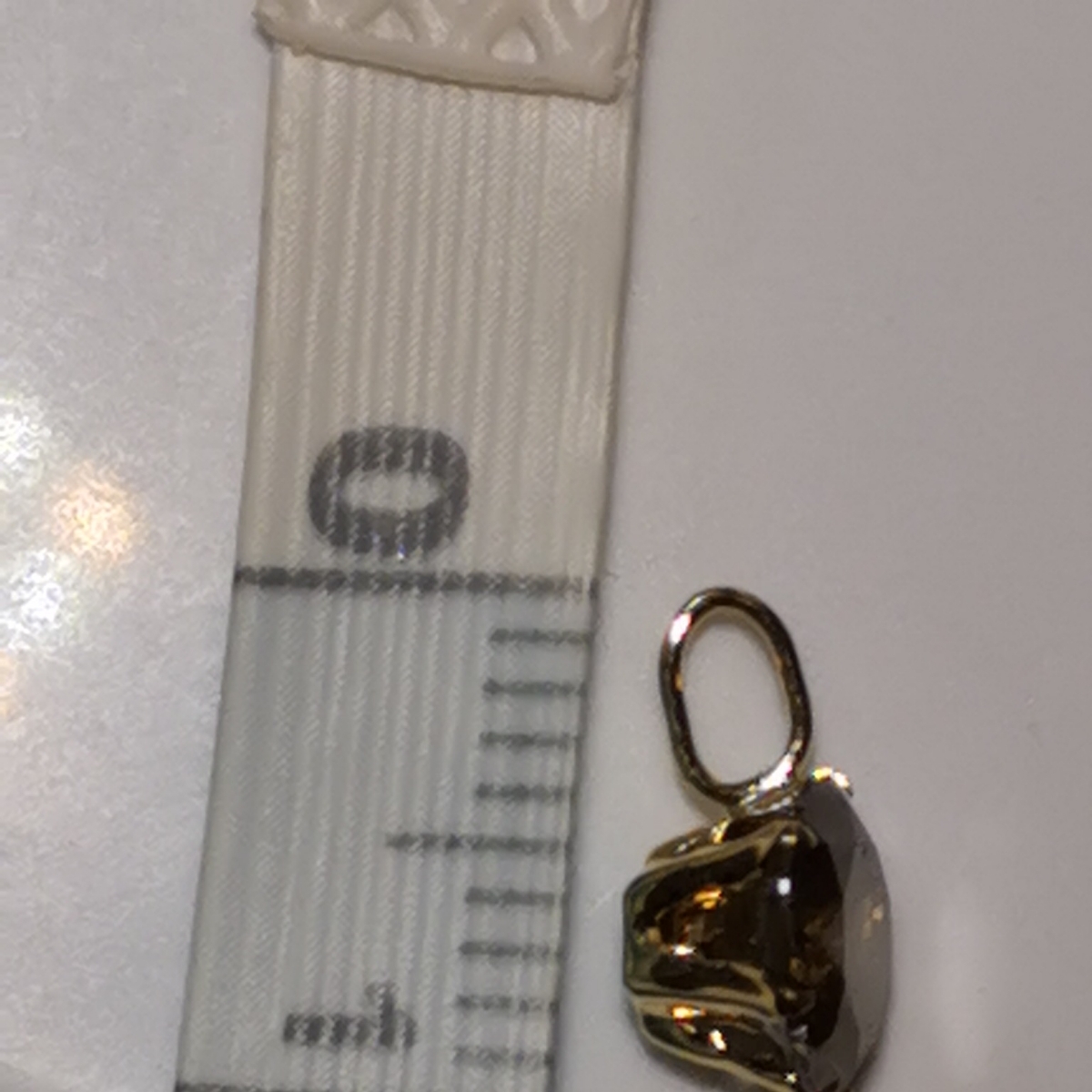 0.83 carat one bead diamond K18 top diamond 18 gold 