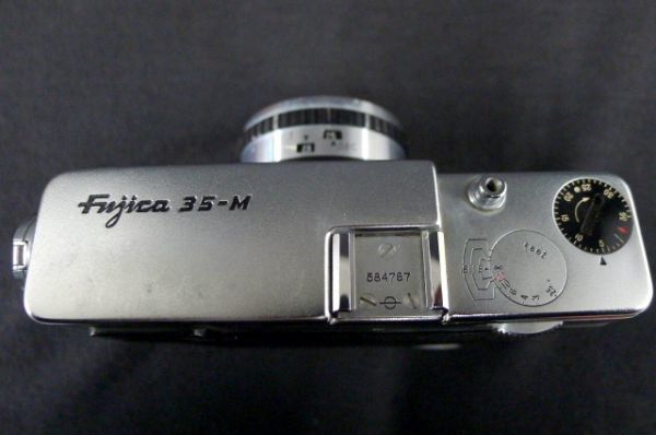 X019★フジカ/FUJIKA 35-M フィルムカメラ 1：2.8 F=4.5cm 希少 クラシックカメラ/ビンテージ昭和レトロ写真撮影レンジファインダー/60_画像3