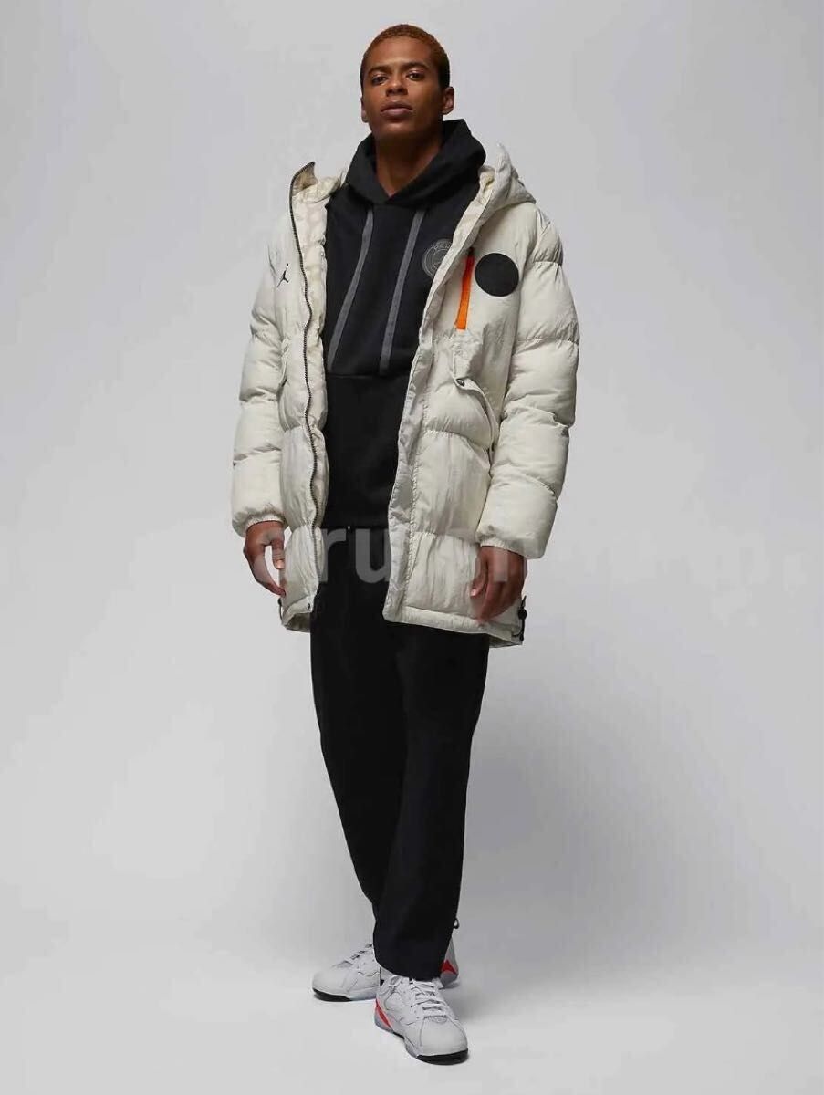 PSG Jordan パーカー - ベージュ ダウン ベンチコート パリ PSG Jordan パーカー - ベージュ ダウン ベンチコート パリ