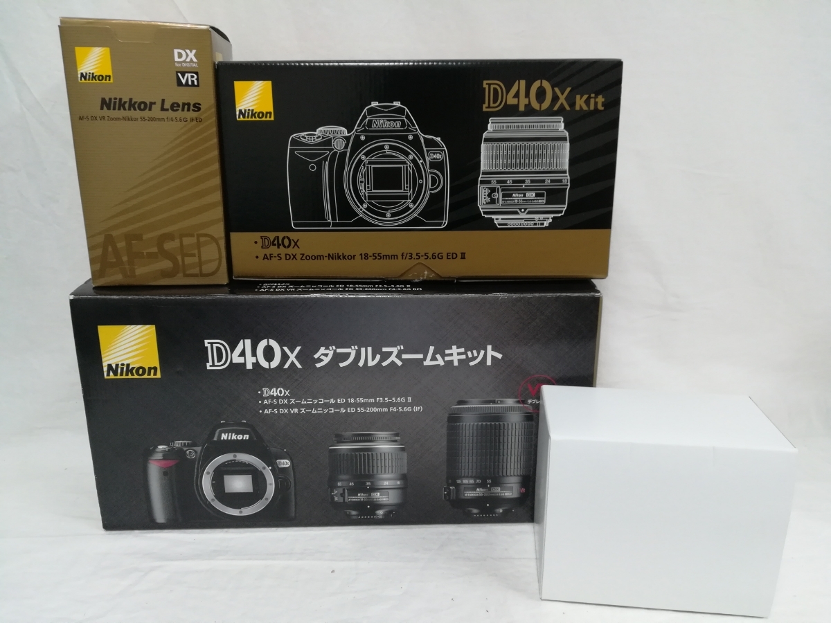 Nikon デジタル一眼レフカメラ D40X レンズキット ダブルズームキット AF-S DX ズームニッコール ニコン_画像1