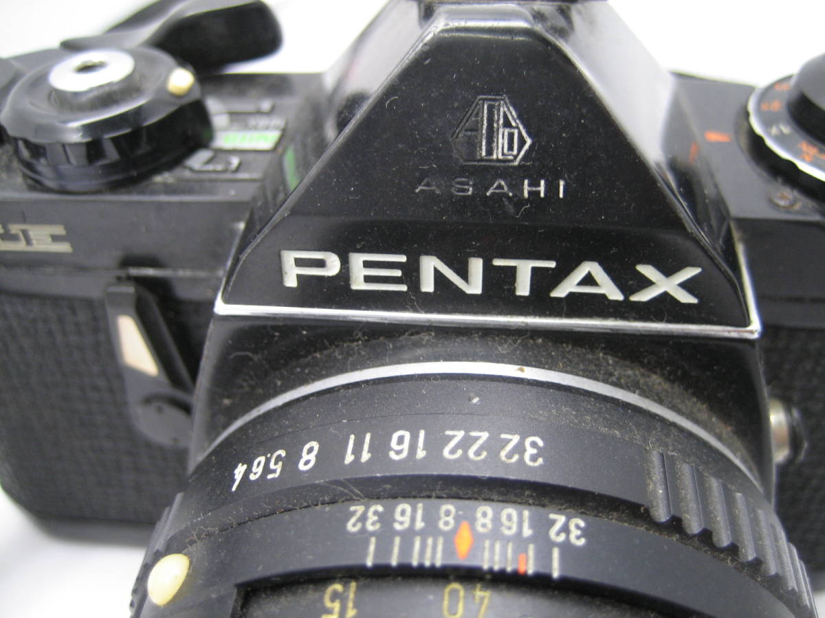 ASAHI PENTAX ペンタックス ME ボディ黒 smc PENTAX-M 1:4 200mm 現状品_画像2