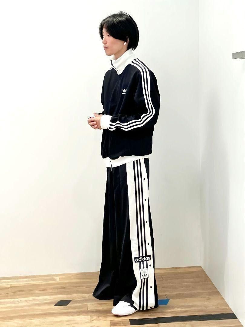 新品 adidas 黒 3XL ADILENIUMアディブレイクワイドパンツ 新品 adidas 黒 3XL ADILENIUMアディブレイクワイドパンツ