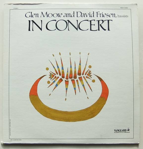 ◆ GLEN MOORE and DAVID FRIESEN / In Concert ◆ Vanguard VSD-79383 ◆_画像1