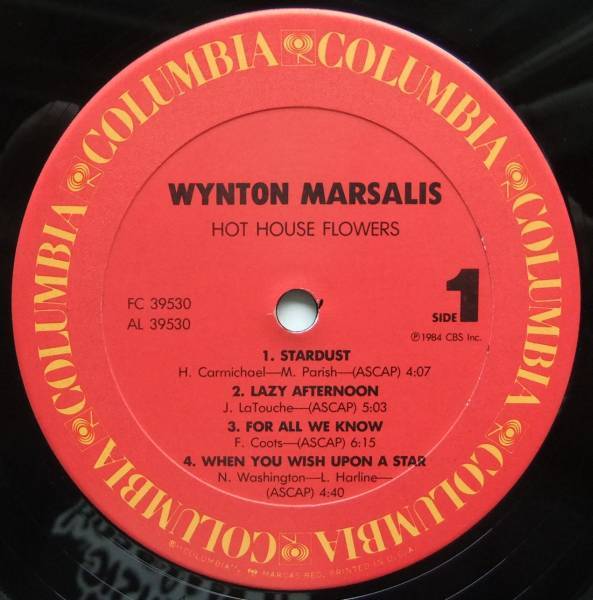 ◆ WYNTON MARSALIS / Hot House Flowers ◆ Columbia FC-39530 ◆ X_画像3