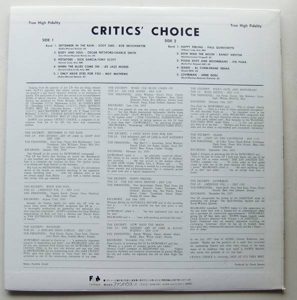 ◆ CRITICS ' CHOICE ◆ Dawn 22WB-7022 ◆_画像2