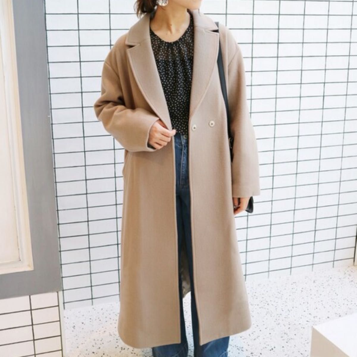 SLOBE IENA,スローブイエナ チェスターコート ロングコート SLOBE IENA,スローブイエナ チェスターコート ロングコート