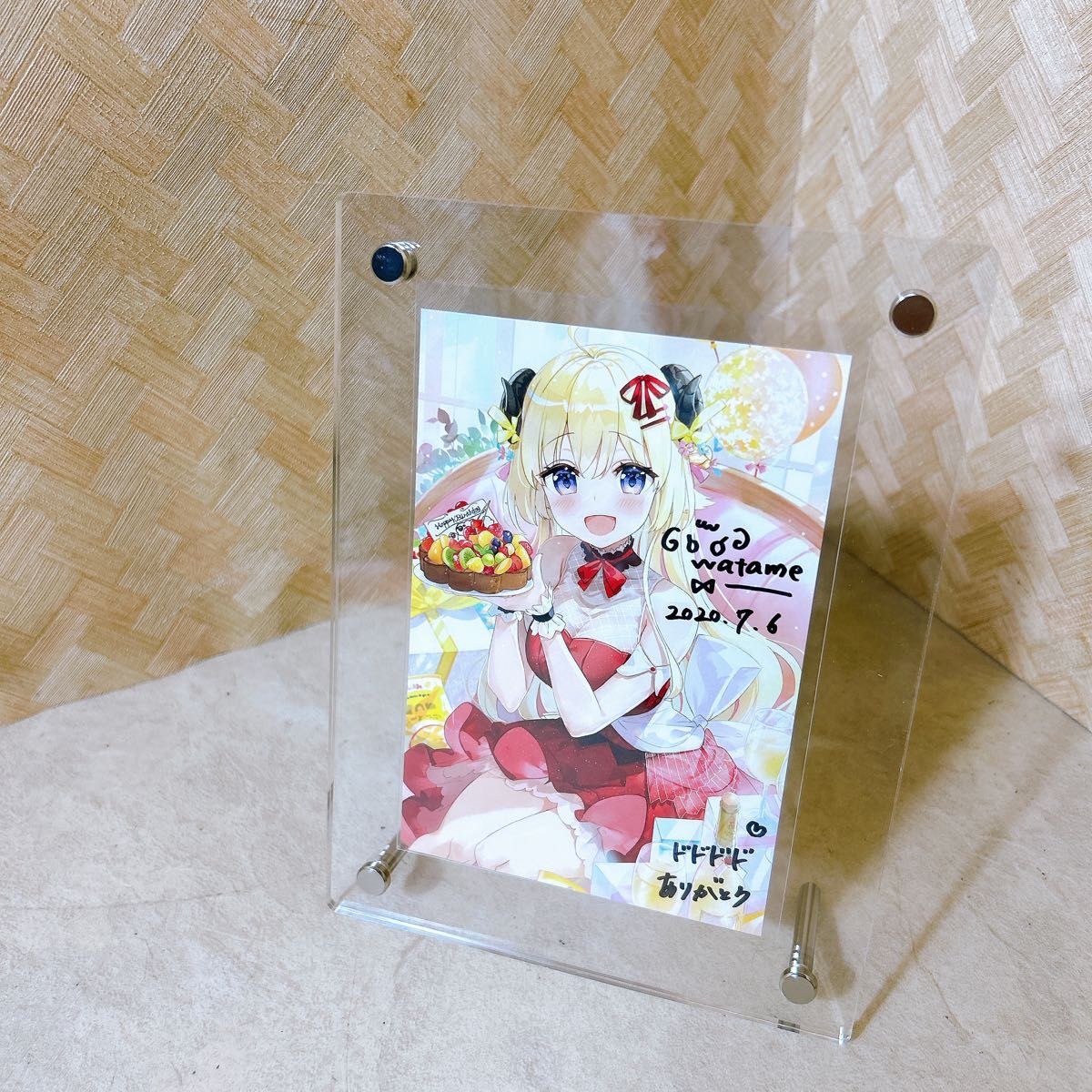 ホロライブ 角巻わため 誕生日記念2020 直筆サイン入りポスト ホロライブ 角巻わため 誕生日記念2020 直筆サイン入りポスト
