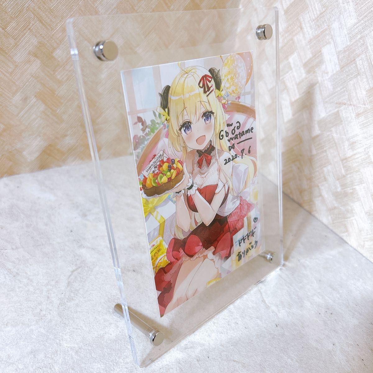 ホロライブ 角巻わため 誕生日記念2020 直筆サイン入りポスト ホロライブ 角巻わため 誕生日記念2020 直筆サイン入りポスト