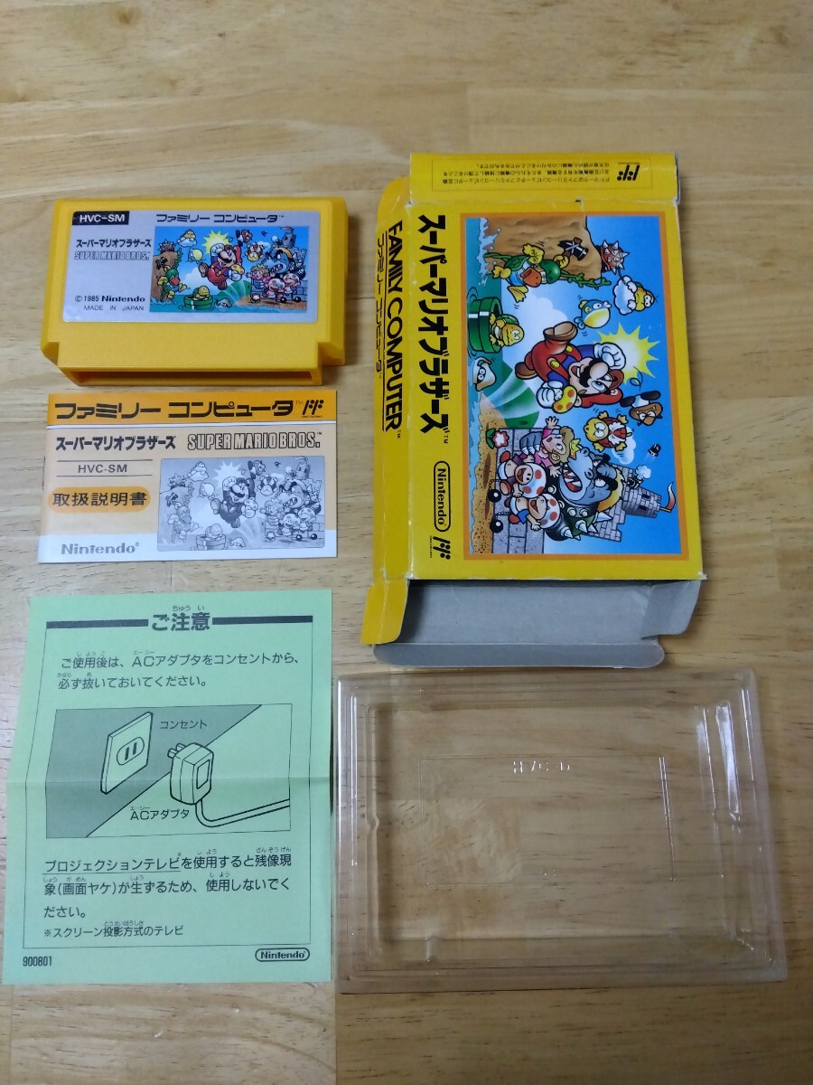動作確認済 箱&説明書有 FFマーク有 後期版 スーパーマリオブラザーズ 任天堂 ファミリーコンピュータ ファミコン レトロゲームソフト
