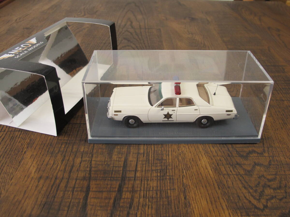 『2年保証』 ダッジ 未開封品☆NEO モナコ SHERIFE COUNTY スケール 1/43 商用車、公用車