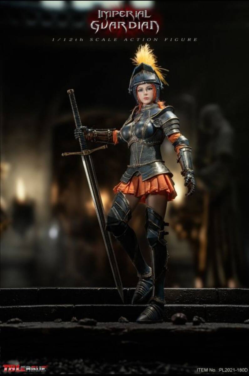 ○新品　1/12 女騎士　アクションフィギュア　青鎧　TBLeague 帝国衛士 Imperial Guardian シームレス素体　未使用