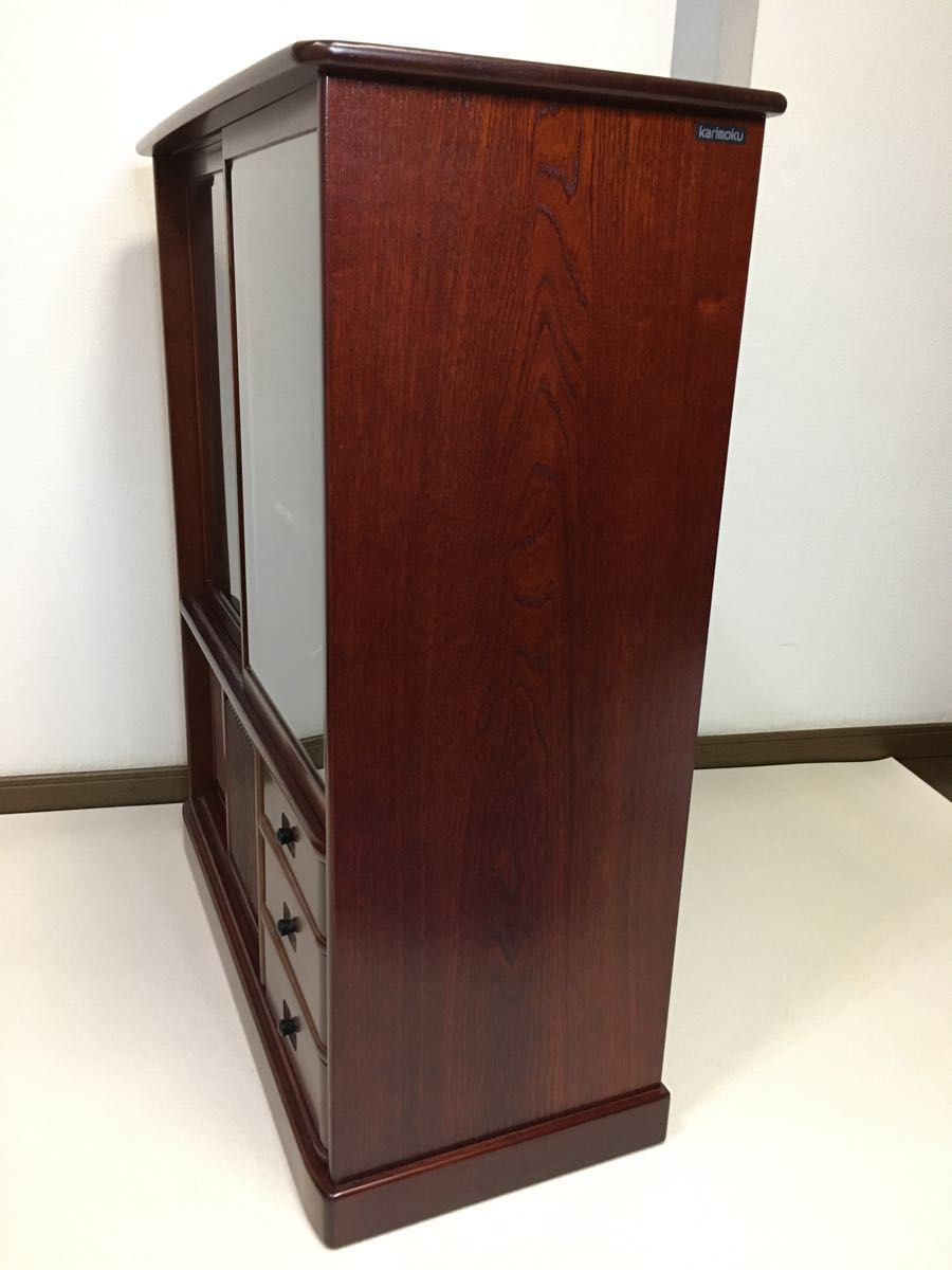 HY0761 浜松引取限定 karimoku カリモク家具 食器棚 茶箪笥 和 HY0761 浜松引取限定 karimoku カリモク家具 食器棚 茶箪笥 和