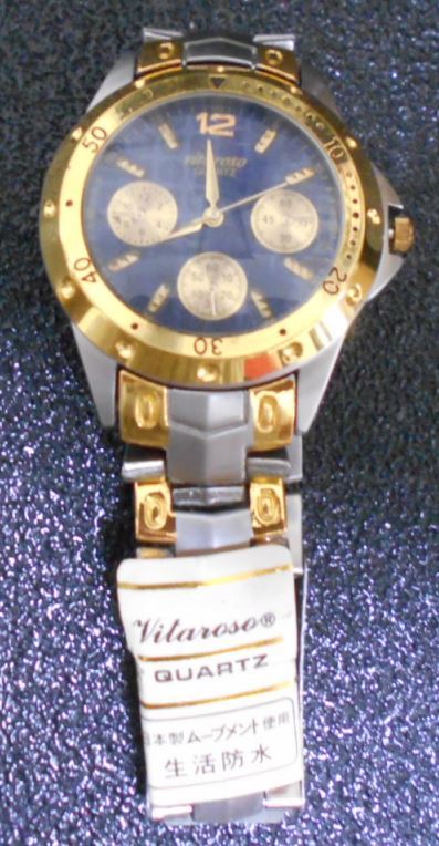 Vitaroso QUARTZ クオーツ 腕時計 日本製ムーブメント使用 生活防水 新品未使用_画像2